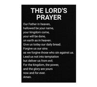 38x26cm/1000pcs Jigsaw Puzzles for Adults Jigsaw THE LORDS PRAYER BLACK Puzzles for Adults Brain Teaser Game Wall Art Christmas Birthday Gifts 38x26cm/1000pcs