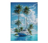38x26cm/1000pcs Jigsaw Puzzles for Adults Jigsaw Yachting Dreams Puzzles for Adults DIY Toys Improve Memory Christmas Birthday Gifts 38x26cm/1000pcs