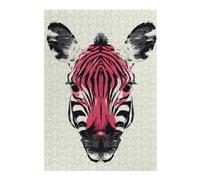 38x26cm/1000pcs Jigsaw Puzzles for Adults Original Zebra Head Art Jigsaw Puzzle Hands-on Game Wall Art Unique Gifts for Birthday And Christmas 38x26cm/1000pcs