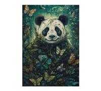38x26cm/1000pcs Jigsaw Puzzles for Adults Panda Butterfly Adult Puzzles Brain Teaser Game Precision Cutting Difficult And Challenge 38x26cm/1000pcs