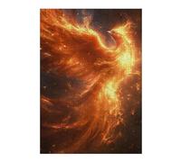 38x26cm/1000pcs Jigsaw Puzzles for Adults Phoenix Bird Rising Puzzle for Adults Brain Teaser Game Presents for Women Parent-child Interaction 38x26cm/1000pcs
