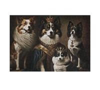 38x26cm/1000pcs Jigsaw Puzzles for Adults Royal Canine Portraits A Regal Gathering Jigsaw for Adults Relax Games For Family Fun for Is Ideal As A Gift 38x26cm/1000pcs