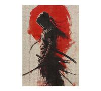 38x26cm/1000pcs Jigsaw Puzzles for Adults Shinobi Or Ninja Poster Jigsaw Puzzle Hands-on Game Wall Art Unique Gifts for Birthday And Christmas 38x26cm/1000pcs