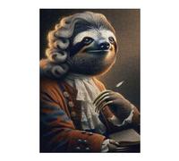 38x26cm/1000pcs Jigsaw Puzzles for Adults Sloth As A Philosopher Puzzles for Adults Hands-on Game Perfect Decoration Unique Gifts for Birthday And Christmas 38x26cm/1000pcs
