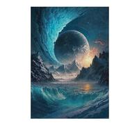 38x26cm/1000pcs Jigsaw Puzzles for Adults Teenagerss Arctic Universe Puzzles for Adults Hands-on Game Precision Cutting Parent-child Interaction 38x26cm/1000pcs
