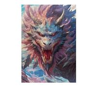 38x26cm/1000pcs Jigsaw Puzzles for Adults Teenagerss Dragon's Roar Fantasy Artwork Puzzle for Adults Relax Games Difficult Challenge Parent-child Interaction 38x26cm/1000pcs