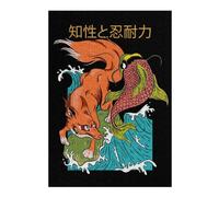 38x26cm/1000pcs Jigsaw Puzzles for Adults Teenagerss Fox And Koi Fish Tattoo Uk Jigsaw Puzzle Relaxing Games Analysis And Logic Birthday And Unique Gifts 38x26cm/1000pcs