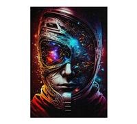 38x26cm/1000pcs Jigsaw Puzzles for Adults Teenagerss Space Odyssey Astronaut's Journey -3 Puzzles for Adults Family Game Difficult Challenge for Is Ideal As A Gift 38x26cm/1000pcs