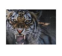38x26cm/1000pcs Jigsaw Puzzles for Adults Teenagerss Wild Tiger Roar Nature's Power Display Puzzles for Adults Hands-on Game Precision Cutting Parent-child Interaction 38x26cm/1000pcs