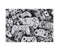 38x26cm/1000pcs Jigsaw Puzzles for Adults Video Game Controllers A Visual Journey Through Gaming History Puzzles for Adults DIY Toys Home Decoration Difficult And Challenge 38x26cm/1000pcs