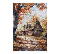 38x26cm/1000pcs Jigsaw Puzzles for Teenagerss Autumn Homestead Puzzles for Adults Hands-on Game Difficult Challenge Help The Brain Exercise 38x26cm/1000pcs