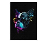 38x26cm/1000pcs Jigsaw Puzzles for Teenagerss Boston Terrier Jigsaw for Adults Fun Games A Work of Art Christmas Birthday Gifts 38x26cm/1000pcs