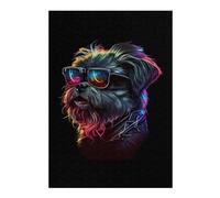 38x26cm/1000pcs Jigsaw Puzzles for Teenagerss Brussels Griffon Puzzles for Adults Hands-on Game Difficult Challenge Help The Brain Exercise 38x26cm/1000pcs