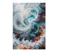 38x26cm/1000pcs Jigsaw Puzzles for Teenagerss Celestial Vortex Puzzles for Adults Hands-on Game Difficult Challenge Help The Brain Exercise 38x26cm/1000pcs