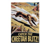 38x26cm/1000pcs Jigsaw Puzzles for Teenagerss Cheetah Blitz Comic Art Jigsaws for Adults Toy Wall Decor Difficult Hard Help The Brain Exercise 38x26cm/1000pcs