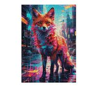 38x26cm/1000pcs Jigsaw Puzzles for Teenagerss City Slicker Fox Jigsaw Puzzle Toy Wall Decor Difficult Hard Unique Birthday And Xmas Gifts 38x26cm/1000pcs