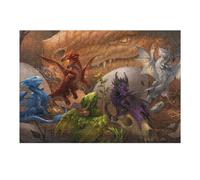 38x26cm/1000pcs Jigsaw Puzzles for Teenagerss Dragons Emerging from Eggs Jigsaw Puzzle Toy Wall Decor Difficult Hard Unique Birthday And Xmas Gifts 38x26cm/1000pcs