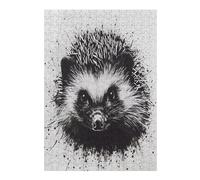 38x26cm/1000pcs Jigsaw Puzzles for Teenagerss Hedgehog Handdrawn Puzzles for Adults Hands-on Game Difficult Challenge Help The Brain Exercise 38x26cm/1000pcs