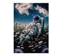 38x26cm/1000pcs Jigsaw Puzzles for Teenagerss Jigsaw Astronaut in Daisy Field Jigsaw Fun Games Analysis And Logic for Birthday, Chrismas 38x26cm/1000pcs