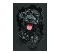38x26cm/1000pcs Jigsaw Puzzles for Teenagerss Jigsaw Black Russian Terrier Jigsaw Anti-Stress Toys But Fun And Humorous for Birthday, Chrismas 38x26cm/1000pcs