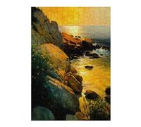38x26cm/1000pcs Jigsaw Puzzles for Teenagerss Jigsaw Coastal Landscape Nature Jigsaw Puzzle Toy Wall Decor Wall Art Unique Birthday And Gifts 38x26cm/1000pcs