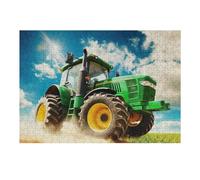 38x26cm/1000pcs Jigsaw Puzzles for Teenagerss Jigsaw Powerful Farm Tractor in Action -10 Jigsaw Hands-on Game Improve Memory for Birthday, Chrismas 38x26cm/1000pcs