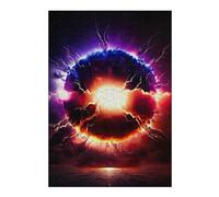 38x26cm/1000pcs Jigsaw Puzzles for Teenagerss Jigsaw Vibrant Detonating Sun Jigsaw Puzzle Toy Wall Decor Wall Art Unique Birthday And Gifts 38x26cm/1000pcs