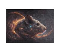 38x26cm/1000pcs Jigsaw Puzzles for Teenagerss Jigsaw Whispering Flames A Digital Artwork Puzzle for Adults Relax Games Improve Memory for Birthday, Chrismas 38x26cm/1000pcs
