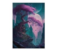 38x26cm/1000pcs Jigsaw Puzzles for Teenagerss Magic Tree 2 Puzzles for Adults Family Games Wall Decoration Deal As Gifts for The Whole Family 38x26cm/1000pcs
