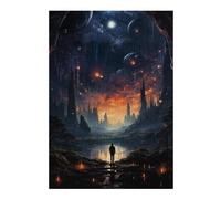 38x26cm/1000pcs Jigsaw Puzzles for Teenagerss Mysterious Universe Teenagers Puzzles Relax Games Perfect Decoration Christmas Birthday Gifts 38x26cm/1000pcs