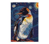 38x26cm/1000pcs Jigsaw Puzzles for Teenagerss Penguin in Starry Night Style Jigsaws for Adults Toy Wall Decor Difficult Hard Help The Brain Exercise 38x26cm/1000pcs