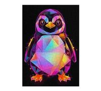 38x26cm/1000pcs Jigsaw Puzzles for Teenagerss Penguin Triangle Abstract Jigsaws for Adults Fun Games For Family Fun Challenging Game Gifts 38x26cm/1000pcs