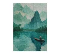 38x26cm/1000pcs Jigsaw Puzzles for Teenagerss Vietnamese River Puzzles for Adults Hands-on Game Difficult Challenge Help The Brain Exercise 38x26cm/1000pcs