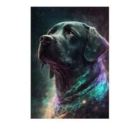 38x26cm/1000pcs Jigsaw Puzzles- Labrador Retriever Dog Jigsaws for Adults Brain Teaser Game Precision Cutting Deal As Gifts for The Whole Family 38x26cm/1000pcs