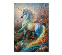 38x26cm/1000pcs Jigsaw Puzzles Mystical Unicorn Safari Puzzle for Adults Relaxing Games Precision Cutting Unique Birthday And Xmas Gifts 38x26cm/1000pcs