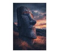 38x26cm/1000pcs Jigsaws Adults Puzzles Gifts Easter Island Statue Sunset-1 Jigsaw for Adults Fun Games Birthday Present Great Gift for Gaming 38x26cm/1000pcs