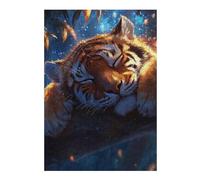 38x26cm/1000pcs Jigsaws Adults Puzzles Gifts Sleeping Tiger Fantasy Artwork Puzzle for Adults Hands-on Game Wall Decoration Gifts for Friends And Family 38x26cm/1000pcs
