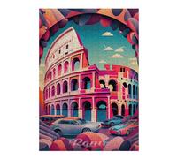 38x26cm/1000pcs Jigsaws Adults Puzzles Rome Colesseum 1 Adult Jigsaw Puzzle Relax Games Difficult Challenge Birthday And Unique Gifts 38x26cm/1000pcs