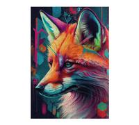 38x26cm/1000pcs Jigsaws Adults Puzzles The Clever Fox Adult Jigsaw Puzzle Relax Games Difficult Challenge Birthday And Unique Gifts 38x26cm/1000pcs