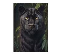 38x26cm/1000pcs Jigsaws Black Leopard Puzzles for Adults Anti-Stress Toys Pattern Assembly Deal As Gifts for The Whole Family 38x26cm/1000pcs