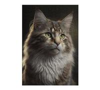 38x26cm/1000pcs Jigsaws Cat AI Generative Puzzles for Adults Anti-Stress Toys Pattern Assembly Deal As Gifts for The Whole Family 38x26cm/1000pcs