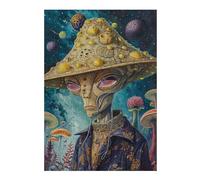 38x26cm/1000pcs Jigsaws for Adults Puzzle Alien Art LVII Puzzle for Adults Anti-Stress Toys A Work of Art Challenging To Complete 38x26cm/1000pcs