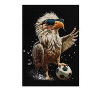 38x26cm/1000pcs Jigsaws for Adults Puzzle Cool Eagle Soccer Player Puzzles for Adults Anti-Stress Toys Wall Decoration Gifts for Friends And Family 38x26cm/1000pcs