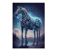 38x26cm/1000pcs Jigsaws for Adults Puzzle Galactic Zebra A Cosmic Wonder Adult Puzzles Hands-on Game Birthday Present Birthday Present, Gifts, 38x26cm/1000pcs