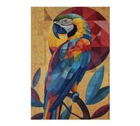 38x26cm/1000pcs Jigsaws for Adults Puzzle Geometric Macaw Art Jigsaw for Adults Toy Wall Decor Hand Speed Race Gifts for Friends And Family 38x26cm/1000pcs