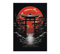 38x26cm/1000pcs Jigsaws for Adults Puzzle Mystical Gate Horror Jigsaw for Adults Toy Wall Decor Hand Speed Race Gifts for Friends And Family 38x26cm/1000pcs
