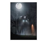 38x26cm/1000pcs Jigsaws for Adults Puzzle Nightmare Wolf Encounter Puzzles for Adults Anti-Stress Toys Wall Decoration Gifts for Friends And Family 38x26cm/1000pcs