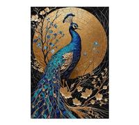38x26cm/1000pcs Jigsaws for Adults Puzzle Peacock Kintsugi Art Teenagers Puzzles Brain Teaser Game Analysis And Logic Gifts for Friends And Family 38x26cm/1000pcs