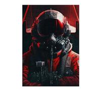 38x26cm/1000pcs Jigsaws for Teenagerss Fighter Pilot Puzzle for Adults Relaxing Games Enhance Memory Gifts for Friends And Family 38x26cm/1000pcs