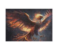 38x26cm/1000pcs Jigsaws for Teenagerss Phoenix Rising Mythical Firebird Artwork -1 Puzzle for Adults Relaxing Games Enhance Memory Gifts for Friends And Family 38x26cm/1000pcs